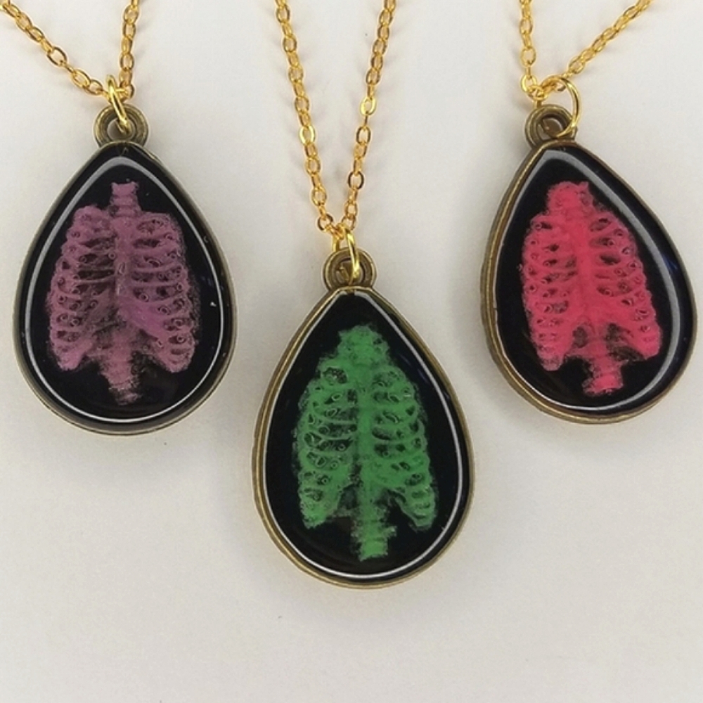 GLOW Ribcage Necklace